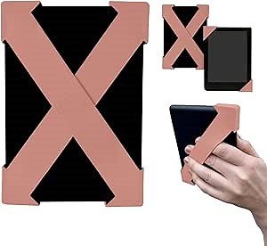 Strapsicle Silicone Hand Strap – Kindle Basic Gen 11 & 12, Kobo Nia – Small – 2-Pack – Caramel – Comfy Alternative to Case or Cover