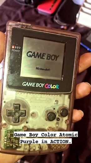 Nintendo Gameboy Color Atomic Purple