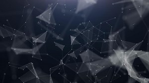 Technology abstract triangle background