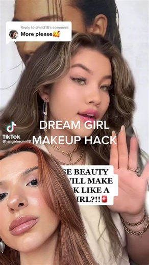 Trying the Dream Girl Makeup Hack | Makeup Tutorial