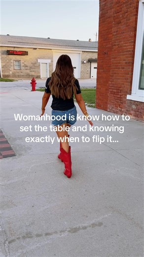 Empowered Womanhood: Setting and Flipping the Table