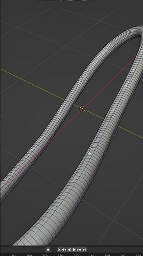 UV Unwrapping String or Rope in Blender #blender3d #shorts