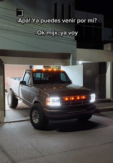 Espera mi llegada pronto con mi camioneta
