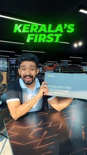 Kerala’s first RTX Pro 6000 Blackwell is here🔥| Heavy duty workstation | LogTech #nvidia #logtech