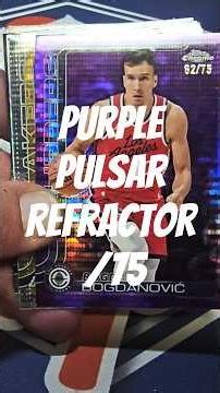 Purple Pulsar Refractor /75 - 2025/26 Topps Chrome Basketball Hanger Box #tradingcards #hobby