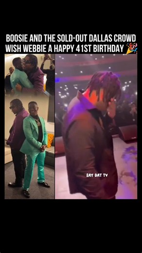 Boosie Leads a Sold-Out Crowd in Wishing Webbie a Happy 41st Birthday.