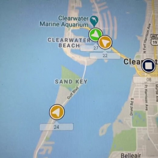 🚎 Wondering where the trolleys are on our routes? 🤔 You can use our tracker to see the trolleys’ locations in 'real time.’ Download the Ride Systems tracker right from our website 👉 https://clearwaterjolleytrolley.com/trolley-route-fares/ | Clearwater Jolley Trolley