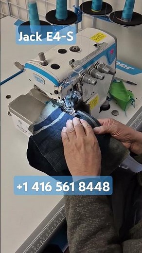 Jack E4-S Overlock Serger Industrial Sewing Machine Direct Drive