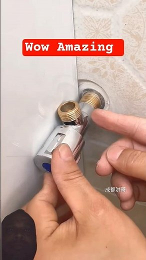 Easy Angle Valve Installation with Universal Swivel Connector – No Drilling Required!