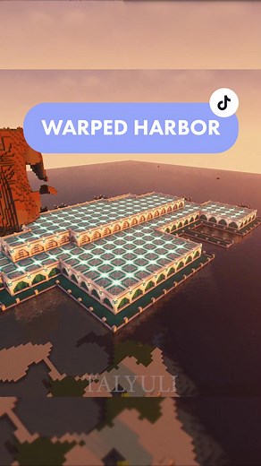 Minecraft Warped Harbor Design Guide