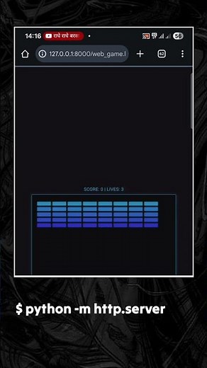One-Line Python Code to Launch a Local Server 🤯🤯🤯 #python #termux