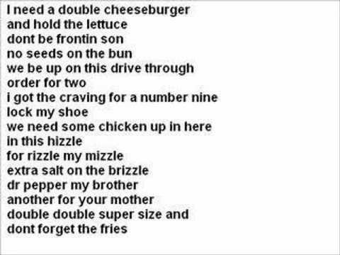 Big Mac Rap Lyrics