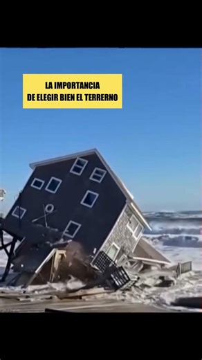 La casa perfecta… en el lugar equivocado 🌊⚠️ #shorts