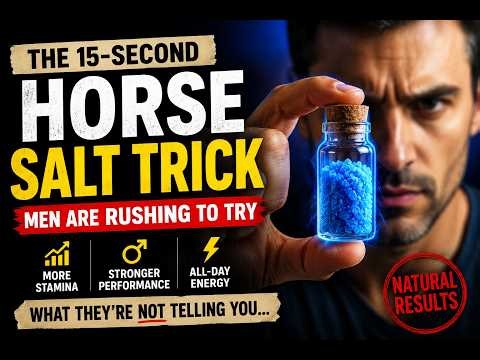 BAKING SODA TRICK FOR MEN ✅ BLUE SALT TRICK FOR MEN | HORSE SALT TRICK FOR ED EXPLAINED