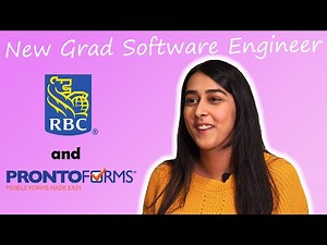 Working at RBC, Prontoforms | Interview with a New Grad Software Engineer | Anushka Paliwal