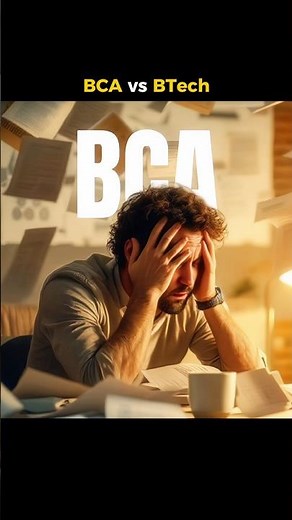 BTech vs BCA – Best Choice for You? 💻⚡ #BTechVsBCA #BCA #BTech #CareerGuide