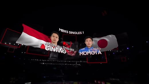 Trận đấu kinh điển giữa Kento Momota và Anthony Ginting