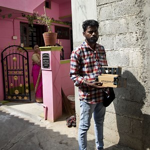 Amazon, to Win in Booming Rural India, Reinvents Itself