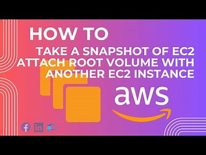 How to take a snapshot of EC2 || How to attach root volume with another EC2 Instance || AWS Tutorial