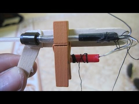 How to make a mini gun with grappling hook – #homemade weapons