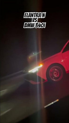 Elantra N (Hybrid Turbo + Meth) vs 340i (FBO + TU Pump + E30) #racing #bmw #340 #turbo #b58 #hyundai
