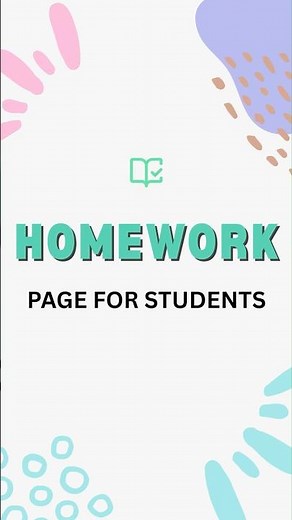 How to Add & Customize Homework | HomeworkConnect Student Demo