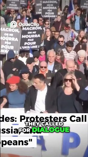 protests in France - End NATO Escalation Now! #shorts #news