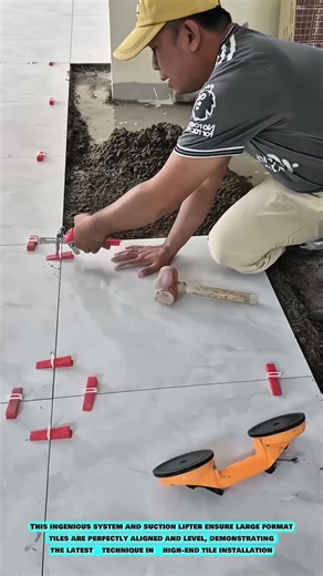 Leveling System Tool: Large Tile Installation Technique