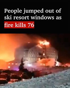 272K views · 948 reactions | Horrendous scenes are unfolding in Turkey where the death toll from a fire at a ski resort has climbed > https://bit.ly/3E2G4tf | Herald Sun | Facebook