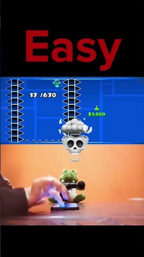 Can I Beat The IMPOSSIBLE 67 Choose Challenge? 🤔 #geometrydash #shorts