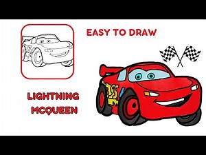 HOW TO DRAW LIGHTNING MCQUEEN