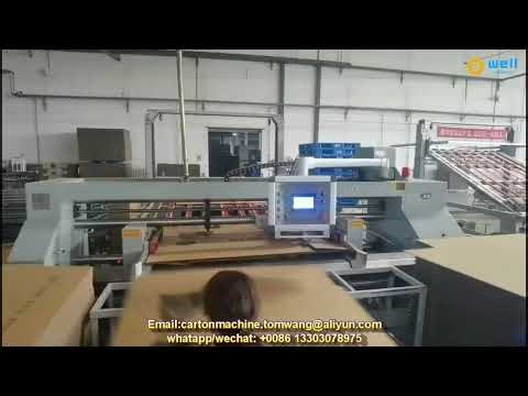 Carton box semi automatic stitching equipment