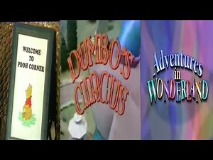 Disney Channel 80's and 90's Children Variety Series Intros "All Three at Once"