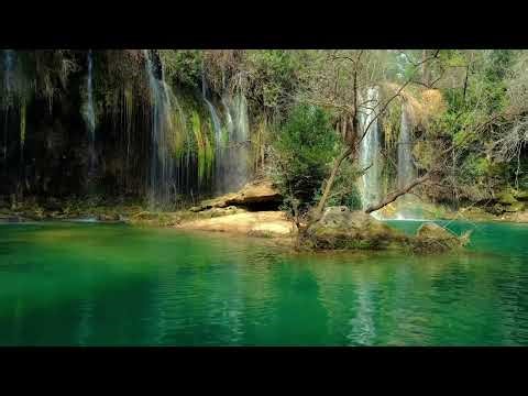 Beautiful Waterfall Music for Sleep — Deep Rest Stress Relief Focus