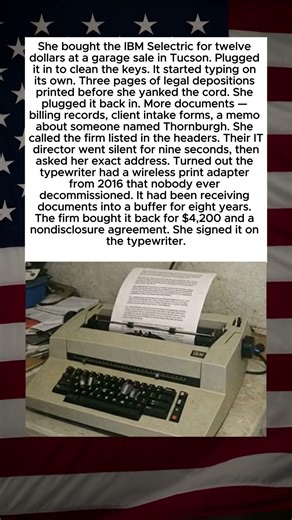 Garage Sale Typewriter Still Linked to Law Firm’s Server