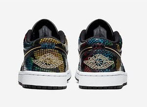 Air Jordan 1 Low "Multicolor Snakeskin" Release Date Revealed