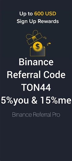 binance referral code | referral pro - invitee 5% commission