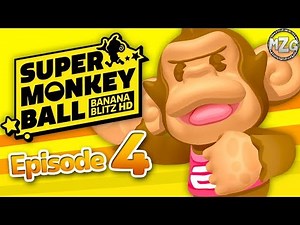 Super Monkey Ball Banana Blitz HD Gameplay Part 4 - GonGon! World 4 Detritus Desert!