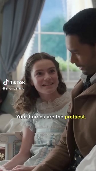 He’s good with children and makes paper ponies, what’s not to love? 🐴🤎#Bridgerton