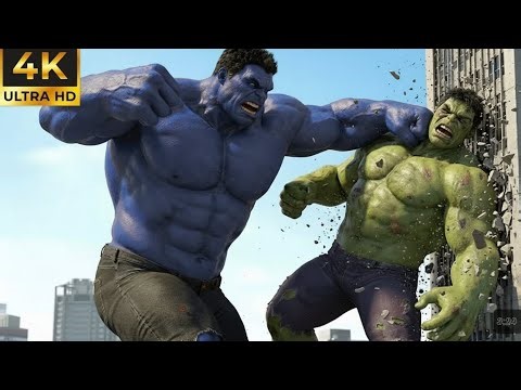 Blue Hulk Destroyed the City… Then Green Hulk Arrived 💪