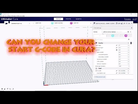 A20T Geeetech Start G-Code & cura
