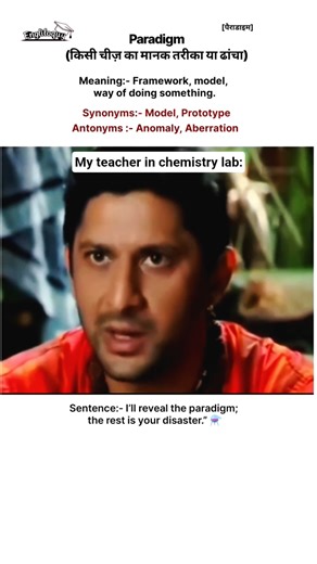 Paradigm | English vocabulary | #shorts