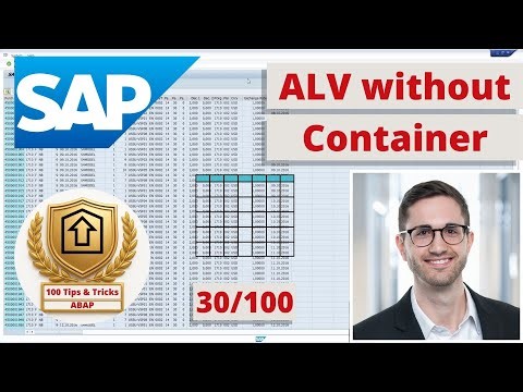 Create ALV without using a custom container in ABAP | ABAP Tip #30