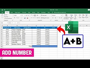 How to Add Numbers in Excel (The Easiest Way)