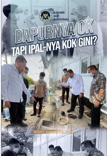 Sidak ke SPPG Waras Bumi Raya, Provinsi Lampung. Secara umum, kondisi dapur sudah baik, tertata rapi, dan proses operasional berjalan dengan baik. Kebersihan area utama juga terjaga sesuai standar. Namun, perhatian serius perlu diberikan pada IPAL (Instalasi Pengolahan Air Limbah). Di lokasi ini, IPAL belum dilengkapi saringan lemak, sehingga air buangan dari chamber pertama ke chamber berikutnya belum tersaring secara optimal. Lemak dan residu berpotensi terbawa, menyebabkan proses pengolahan l