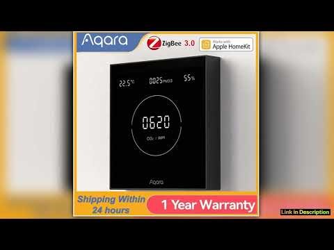 Aqara Air Quality Monitor Panel S1 Omni Directional Air CO2 PM25 Temperature Humidity Monitoring Fo