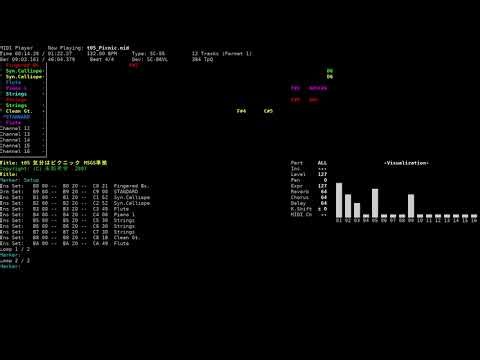 気分はピクニック (Town Theme t05) - MIDIs by 未知考学