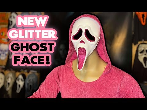 Pink Glitter Ghostface Costume!