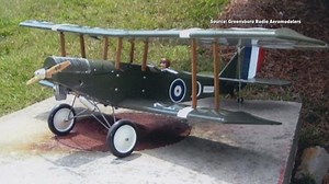 RC airplane show highlighting WWI and WWII planes