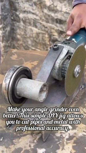 Easy DIY Angle Grinder Stand